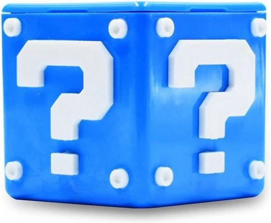 Afbeelding van Nintendo Switch Game Card Holder -  Mario Cube Blue